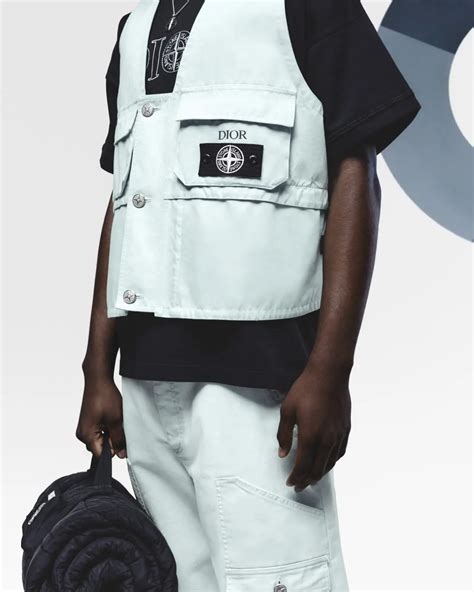 dior island|Dior and stone island man.